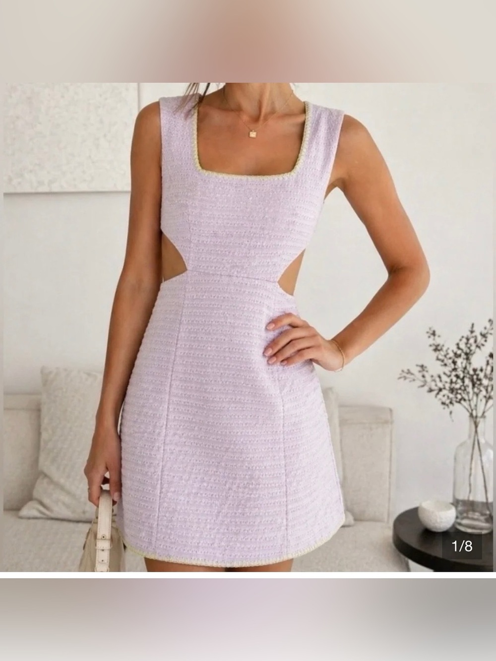 Seven 7 for all Mankind cutout shift dress size